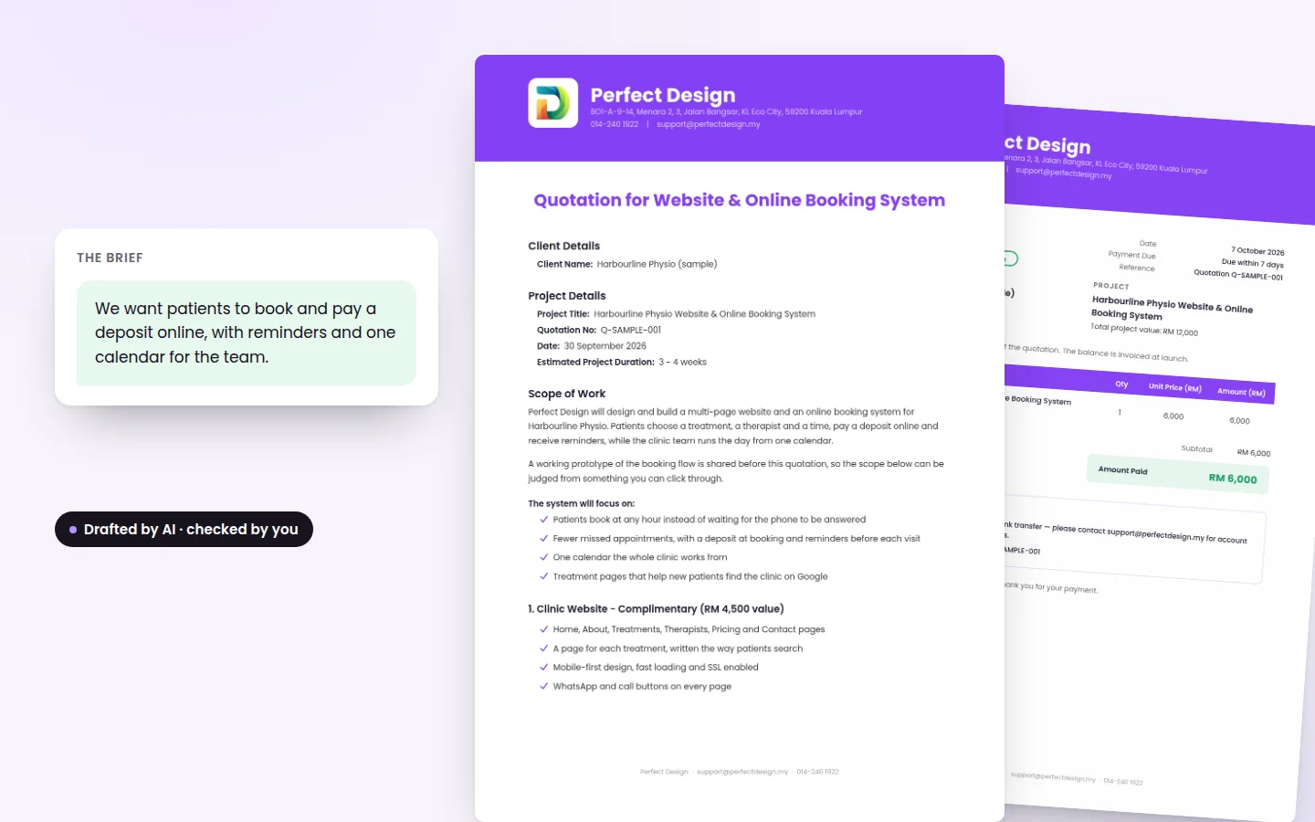 AI Quotation & Invoicing — Quotation and invoicing system