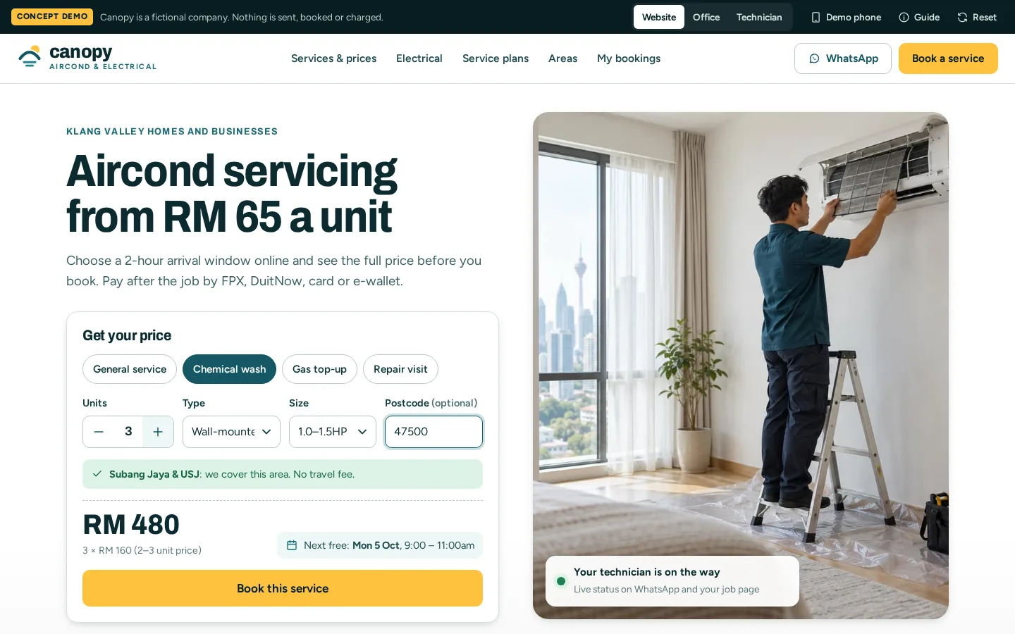 Canopy — Field service system: quotes, jobs and invoices