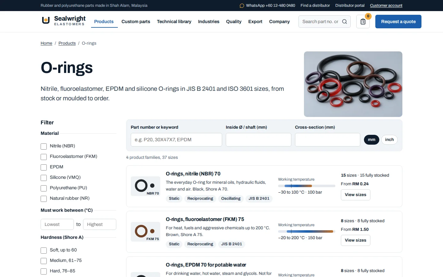 Technical catalogue