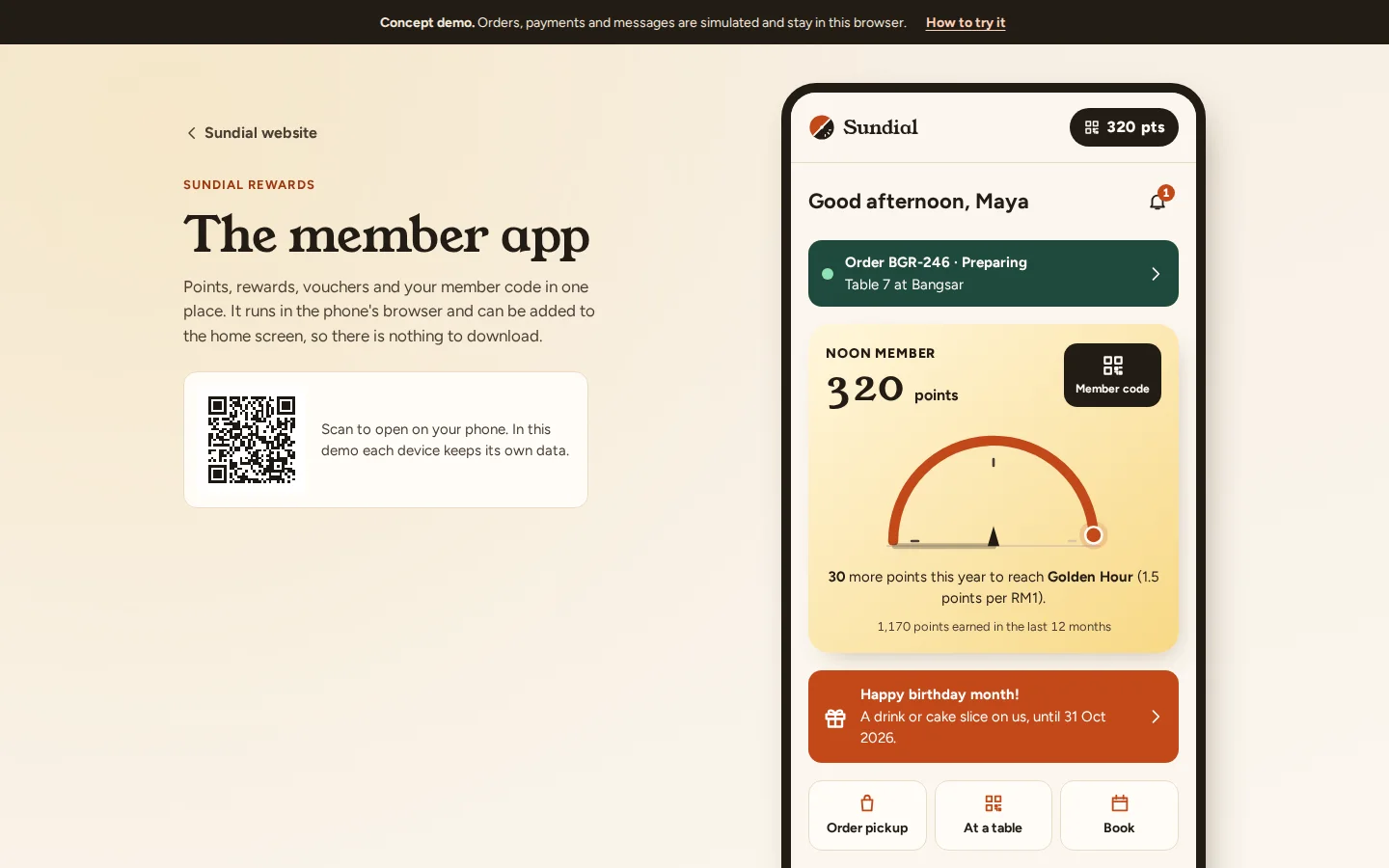 Member app