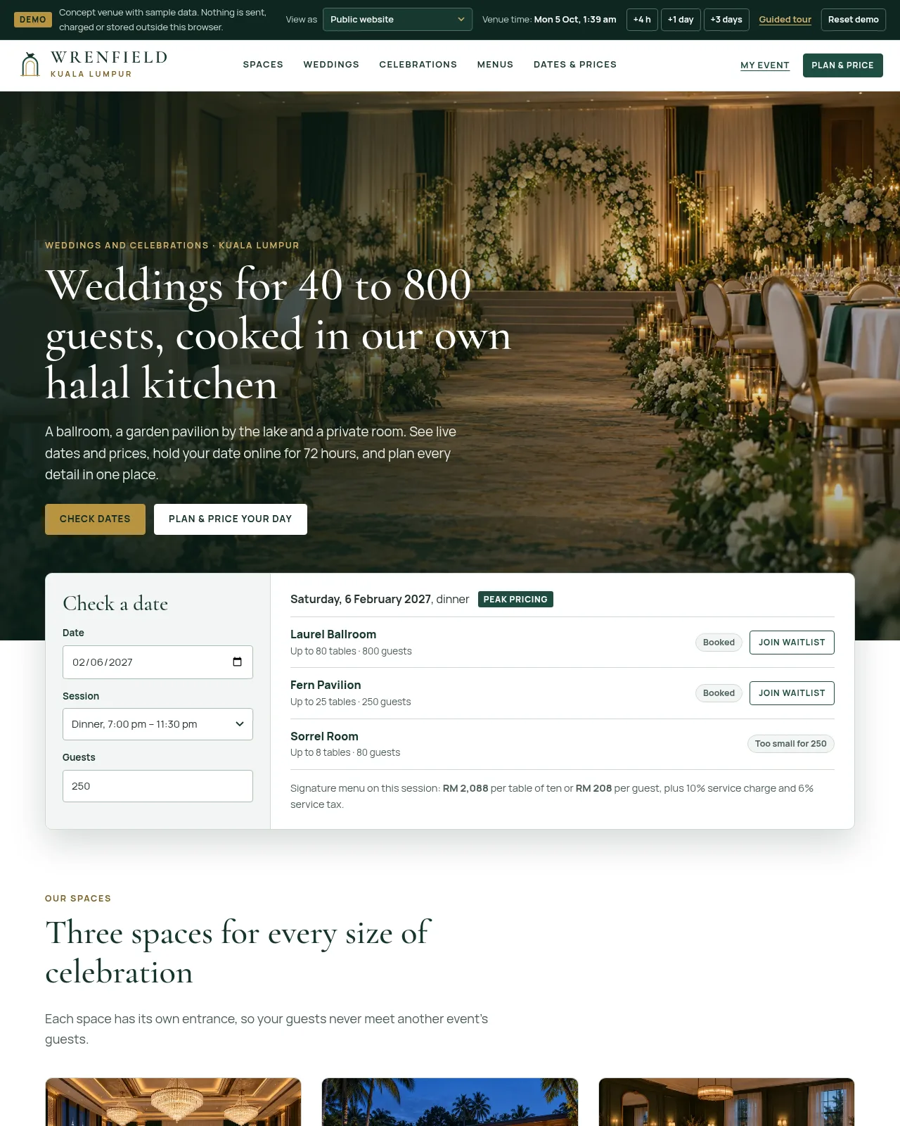 Wrenfield — website screenshot